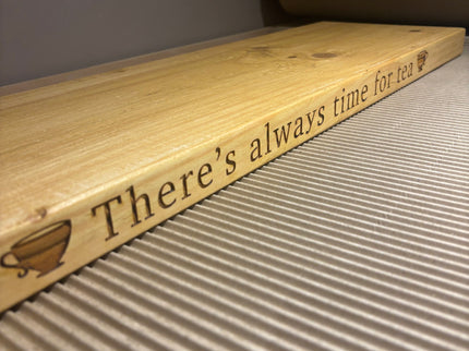 Personalised Rustic Wooden Shelf Shelves The Rolling Cow