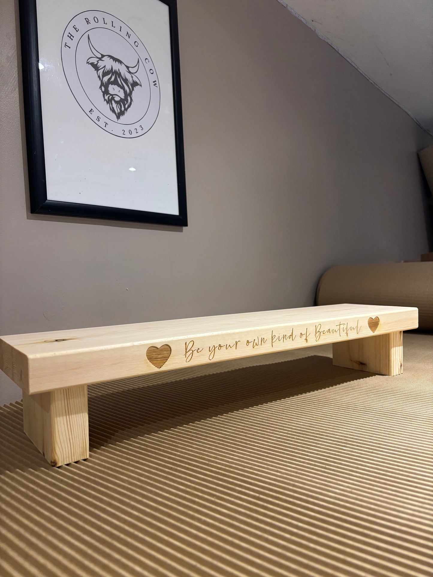 Engraved Dressing Table Mirror Stand The Rolling Cow