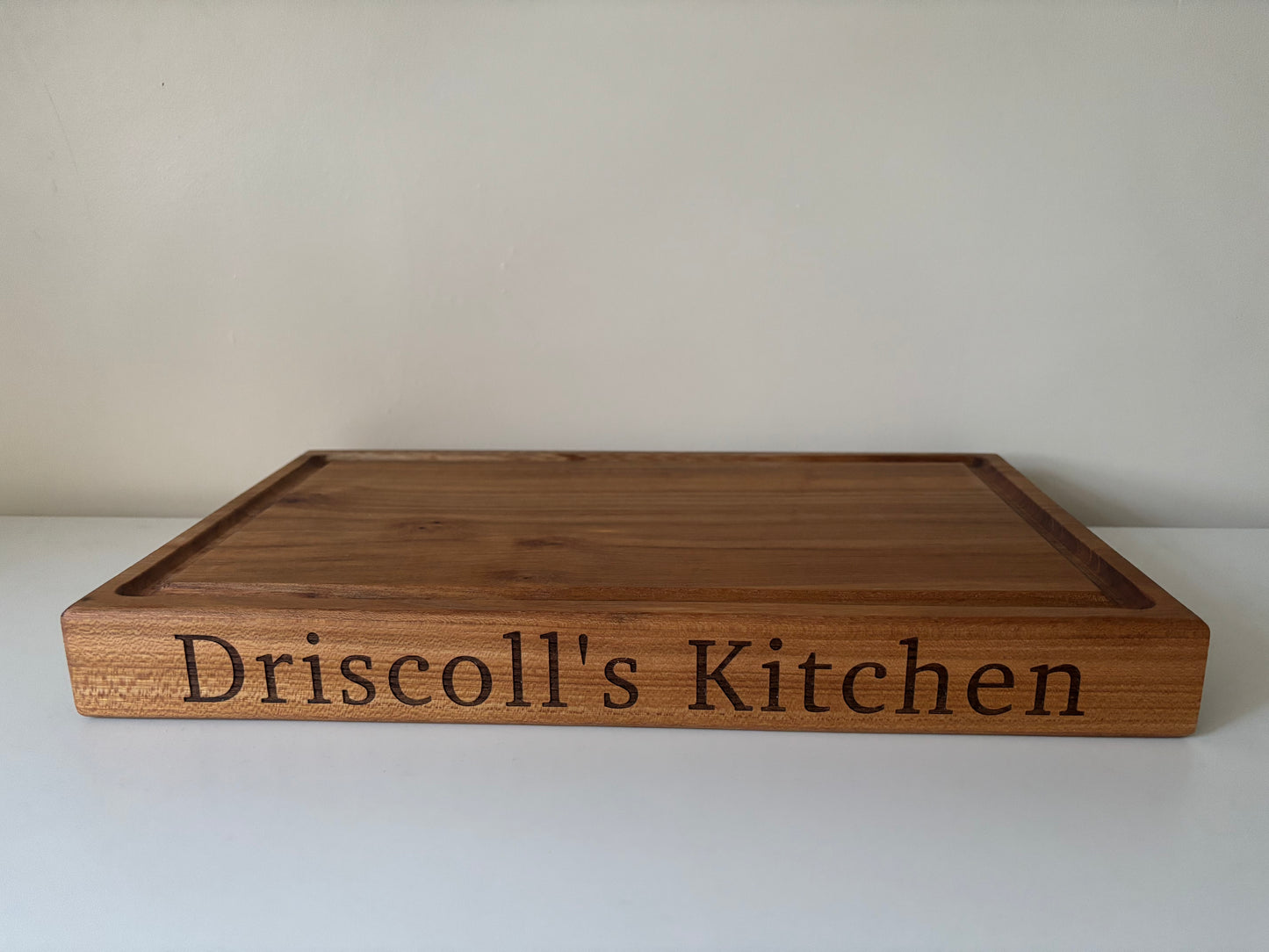 Engraved Solid Wood Large Chopping Board