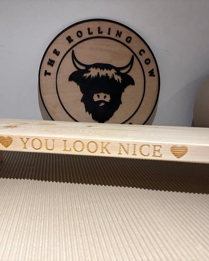 Engraved Dressing Table Mirror Stand The Rolling Cow