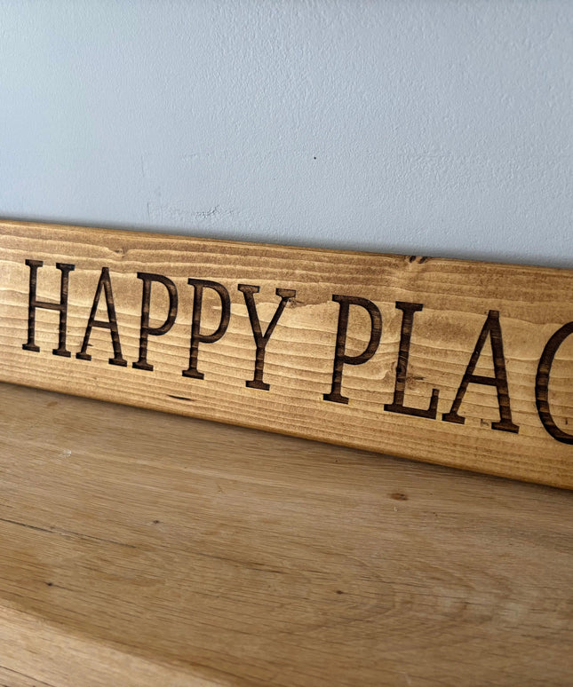‘Our Happy Place’ Sign The Rolling Cow