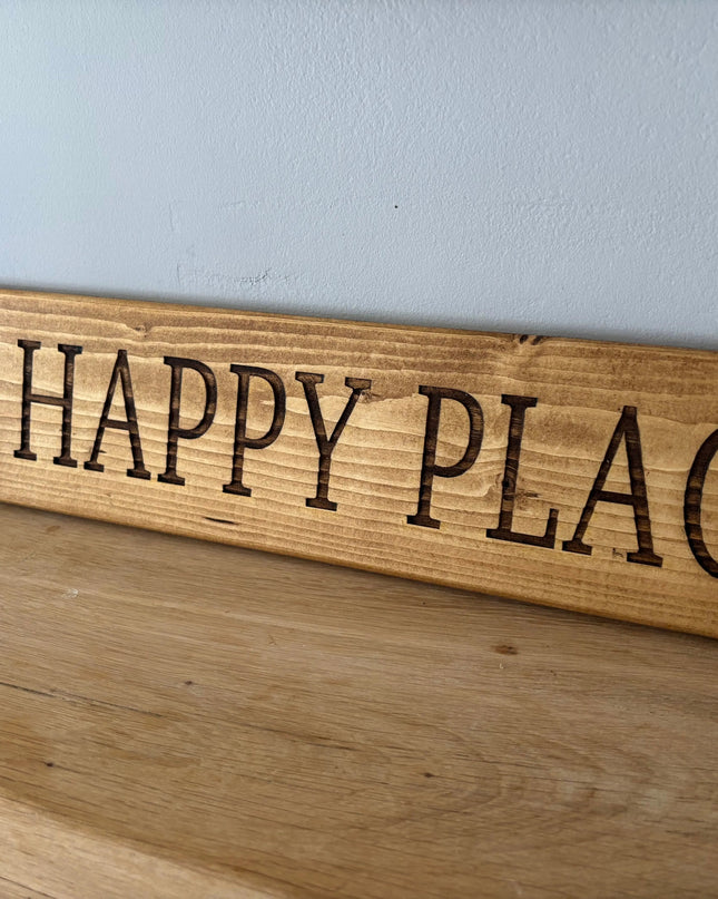 ‘Our Happy Place’ Sign The Rolling Cow