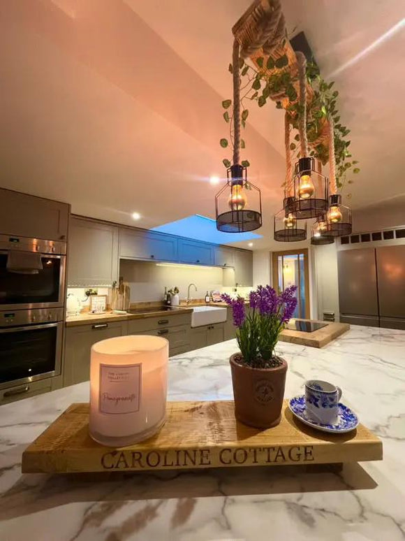 Engraved Table Centrepiece The Rolling Cow