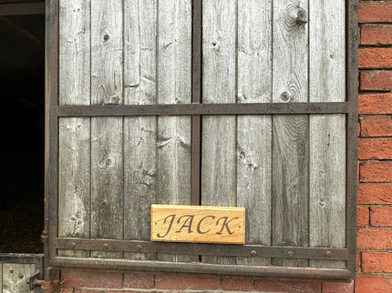 Oak Plaque Sign The Rolling Cow
