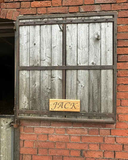 Oak Plaque Sign The Rolling Cow