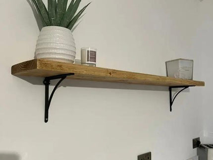 Rustic Handmade Wooden Shelf Shelves The Rolling Cow