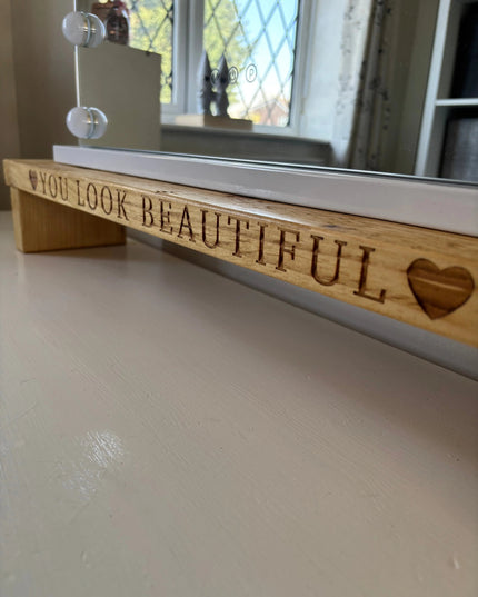 Engraved Dressing Table Mirror Stand The Rolling Cow