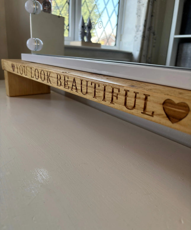 Engraved Dressing Table Mirror Stand The Rolling Cow