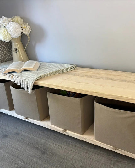 Storage Unit Bench The Rolling Cow