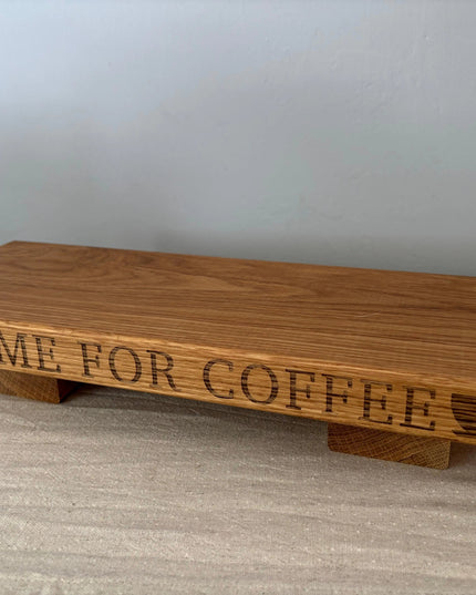 Engraved Oak Mini Display Stand The Rolling Cow