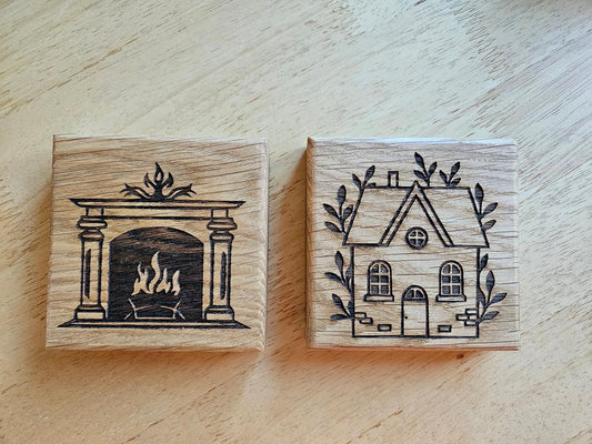 Oak Picture Coaster