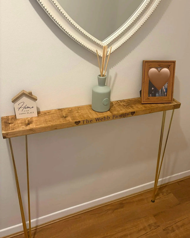 Engraved Console Radiator Side Table The Rolling Cow