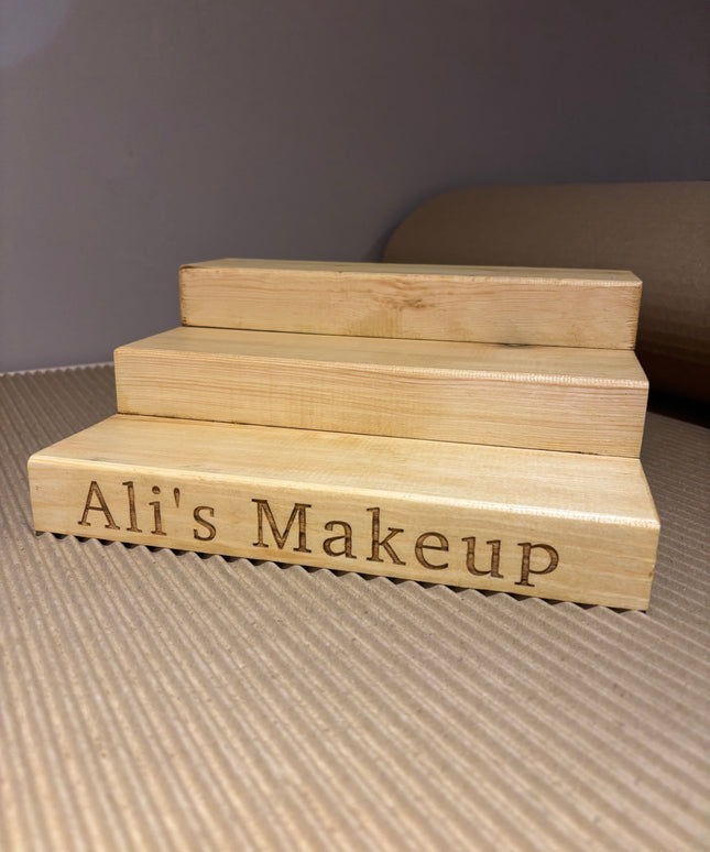 Engraved Perfume Aftershave Shelf Stand The Rolling Cow