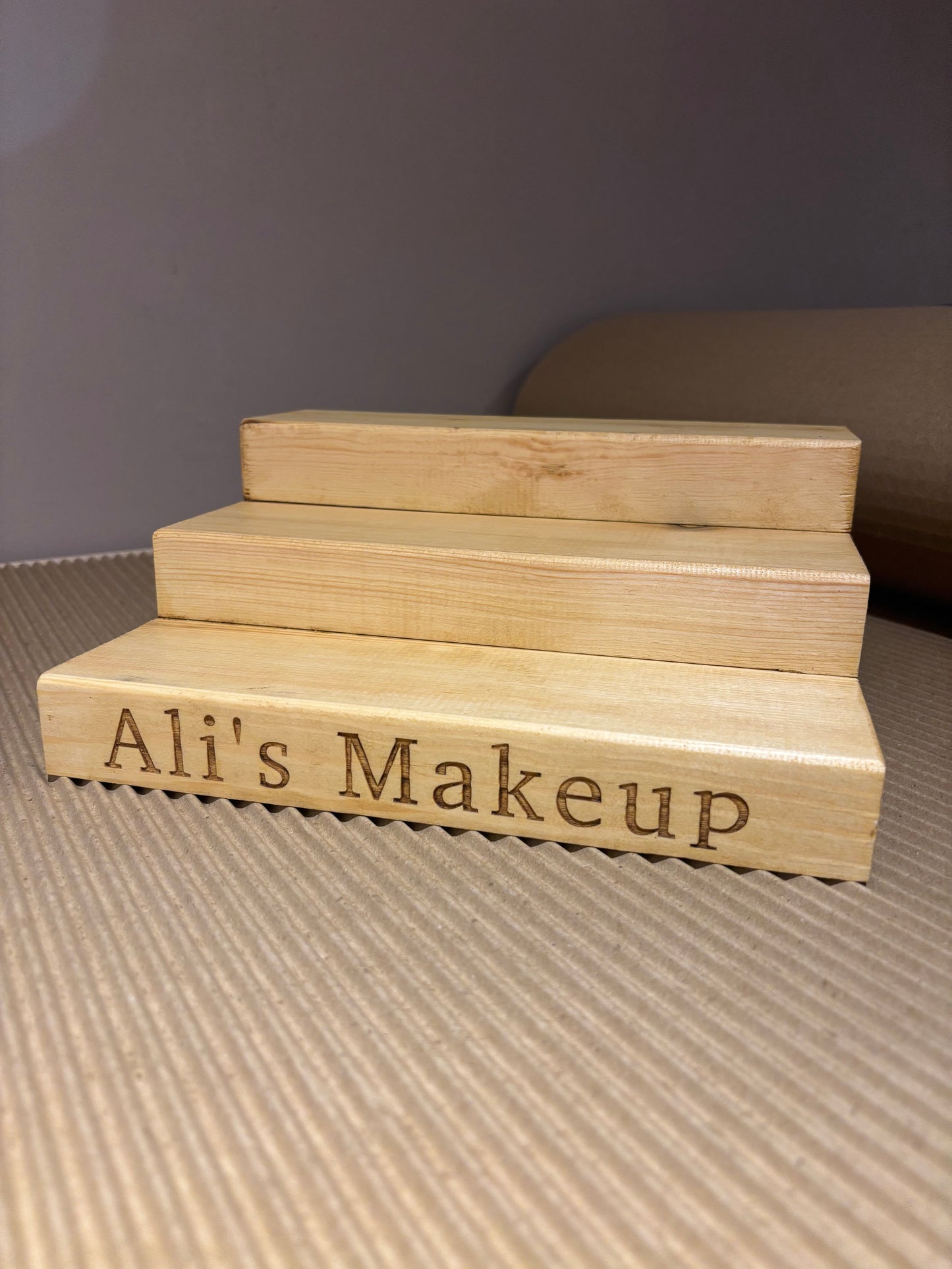 Engraved Perfume Aftershave Shelf Stand The Rolling Cow