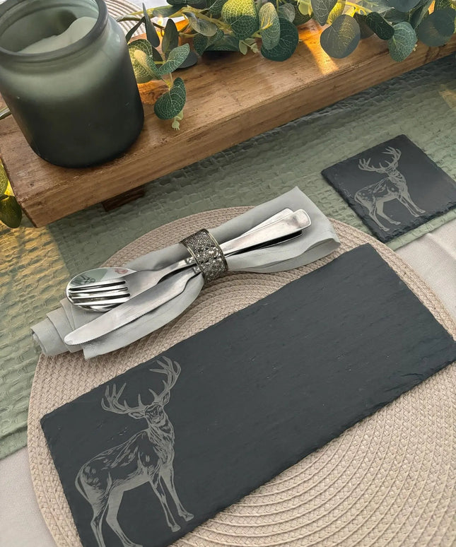 Animal Mini Slate Serving Board The Rolling Cow