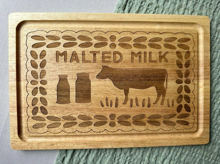 Biscuit Chopping Board The Rolling Cow