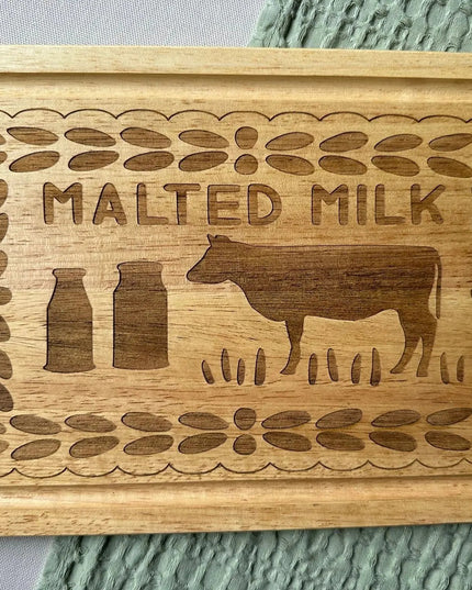 Biscuit Chopping Board The Rolling Cow