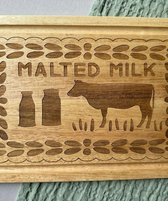 Biscuit Chopping Board The Rolling Cow