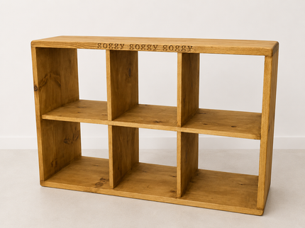 Personalised Six Cube Storage Unit