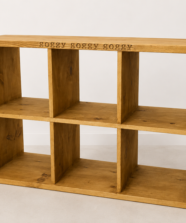 Personalised Six Cube Storage Unit