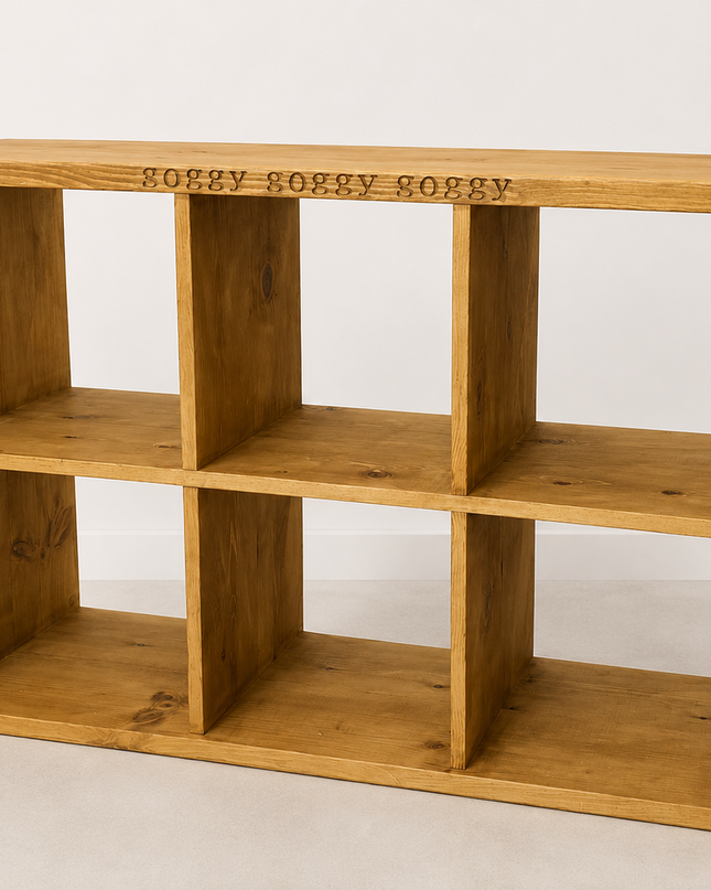 Personalised Six Cube Storage Unit