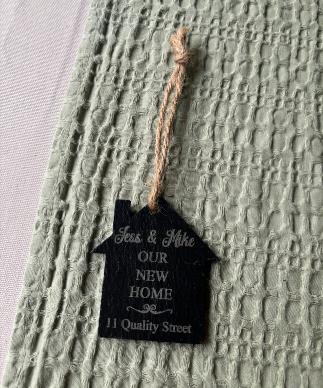 Slate Hanging House Decoration The Rolling Cow