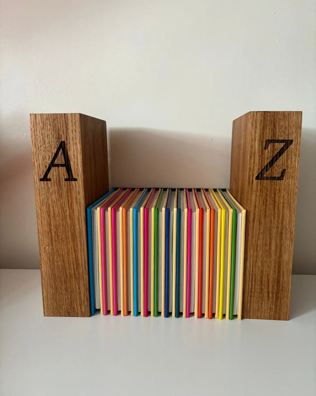 Oak Book Ends The Rolling Cow