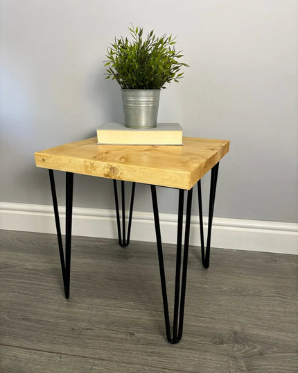 Hairpin Leg Side Table The Rolling Cow