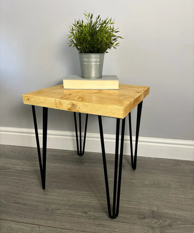 Hairpin Leg Side Table The Rolling Cow