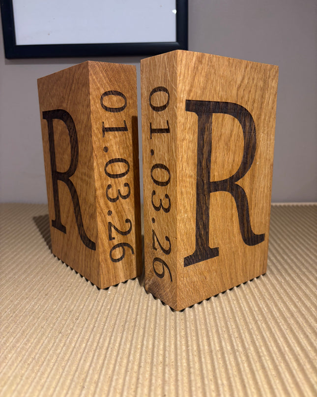 Oak Bookends Book Ends The Rolling Cow