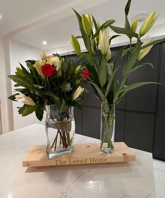 Engraved Table Centrepiece The Rolling Cow