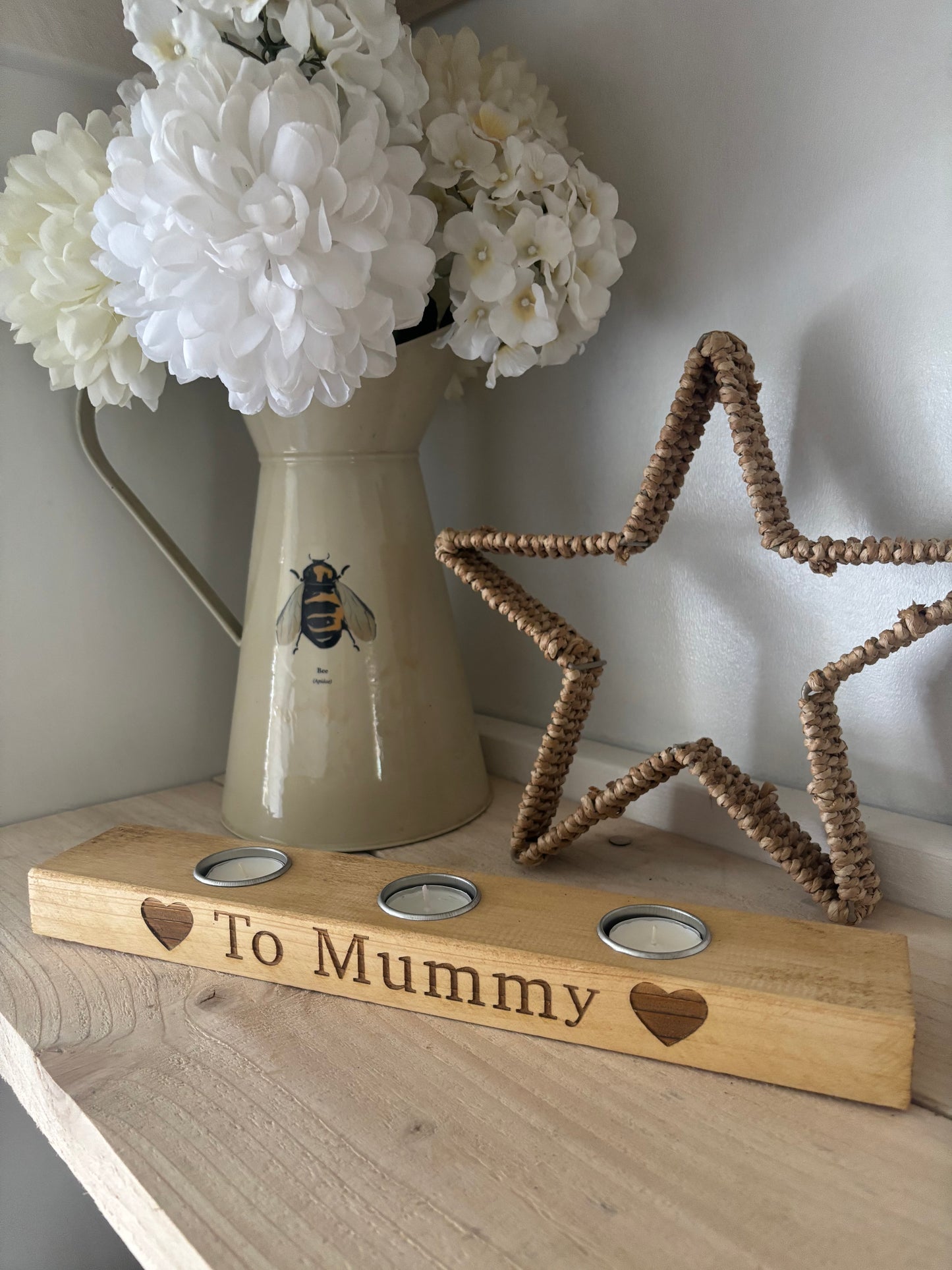 Personalised Tea Light Candle Holder
