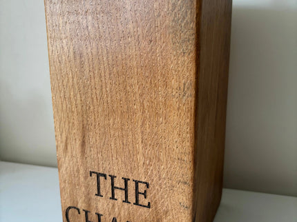 Engraved Oak Doorstop The Rolling Cow