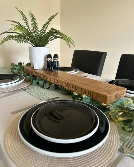 Engraved Table Centrepiece The Rolling Cow