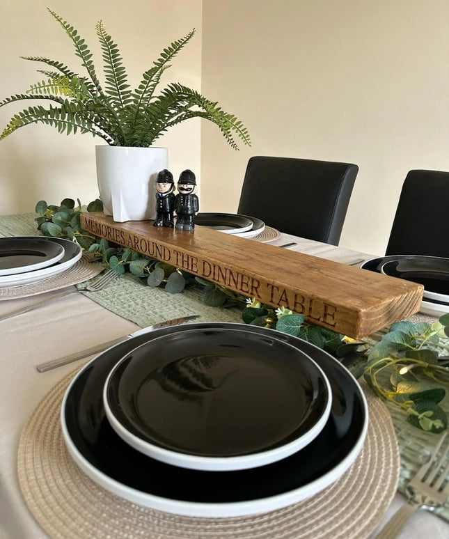 Engraved Table Centrepiece The Rolling Cow