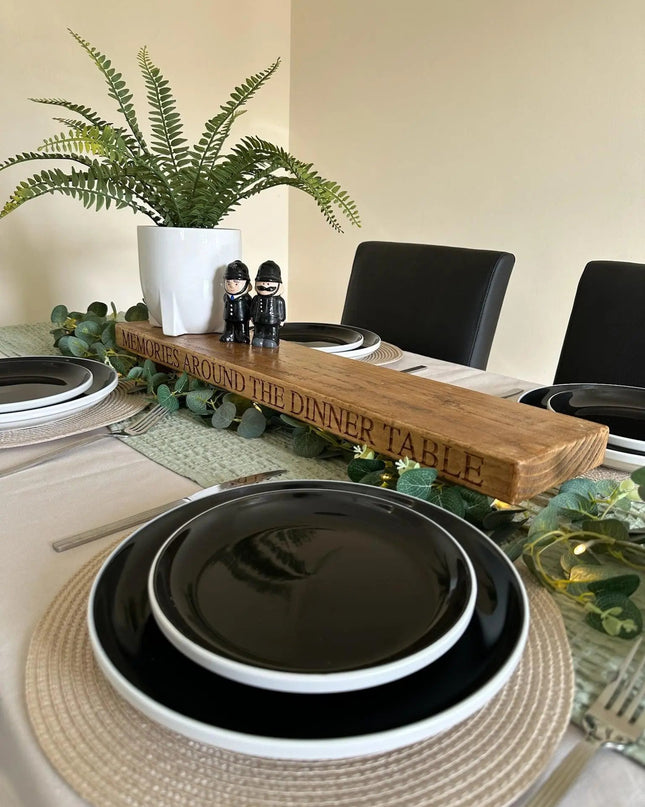 Engraved Table Centrepiece The Rolling Cow