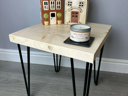 Hairpin Leg Side Table The Rolling Cow