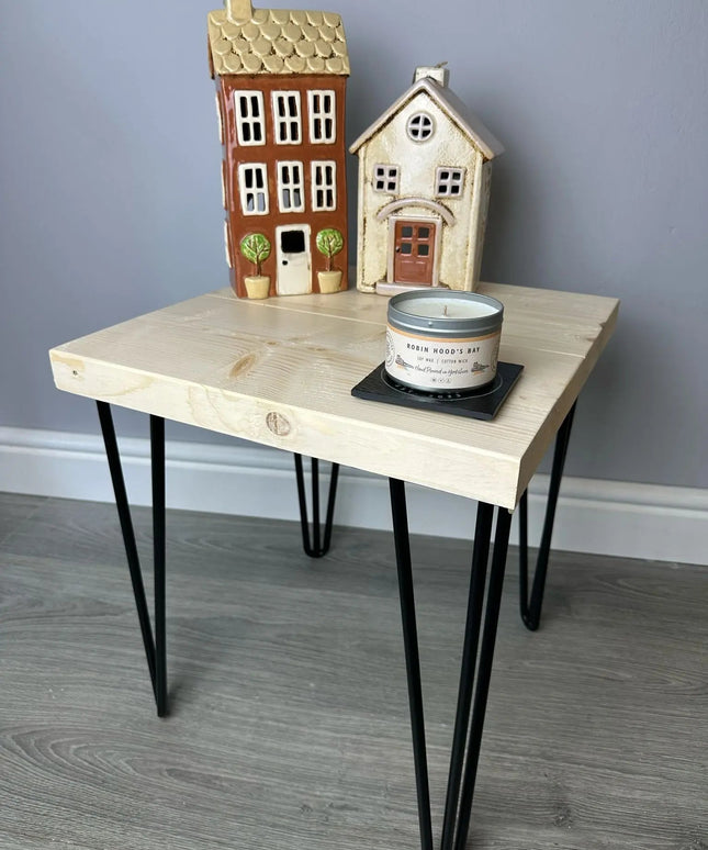 Hairpin Leg Side Table The Rolling Cow