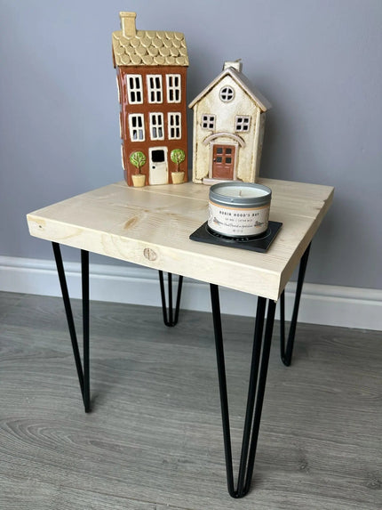 Hairpin Leg Side Table The Rolling Cow