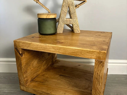 Boxed Side Table The Rolling Cow