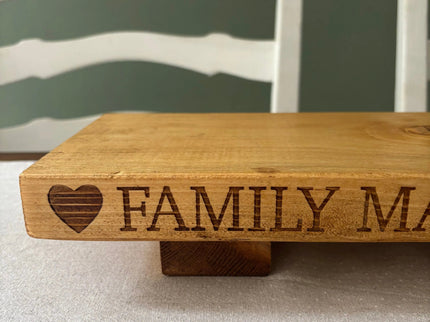‘Family Makes This House a Home’ Table Centrepiece The Rolling Cow