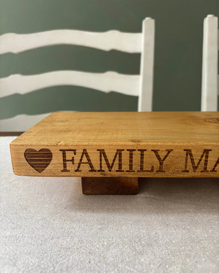 ‘Family Makes This House a Home’ Table Centrepiece The Rolling Cow