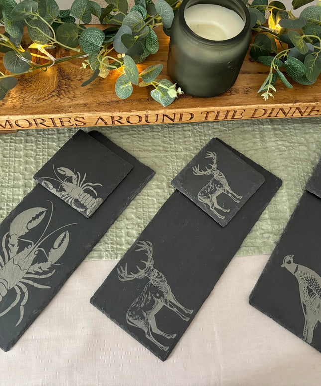 Animal Slate Coaster The Rolling Cow