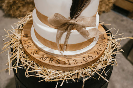 Personalised Wedding Cake Board
