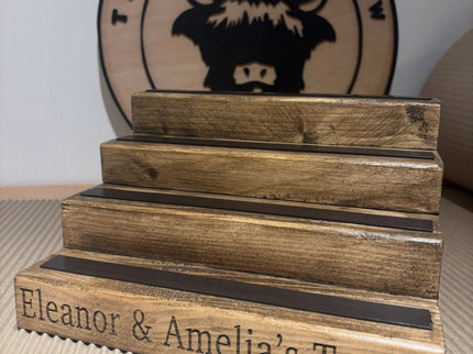 Small Engraved Tonies Character Shelf Stand The Rolling Cow