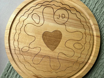 Biscuit Chopping Board The Rolling Cow