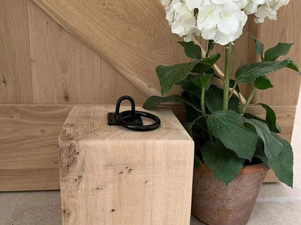 Engraved Oak Doorstop The Rolling Cow