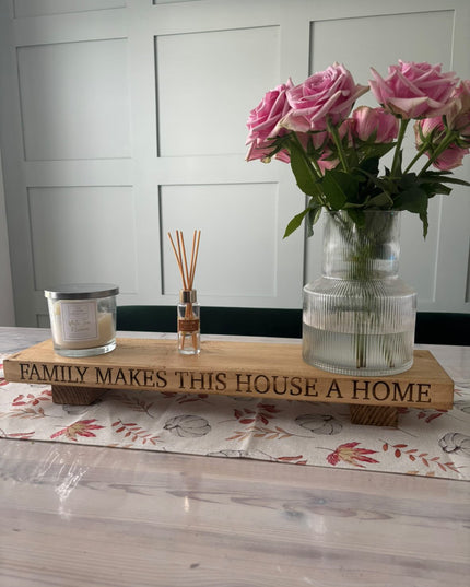 Engraved Table Centrepiece The Rolling Cow