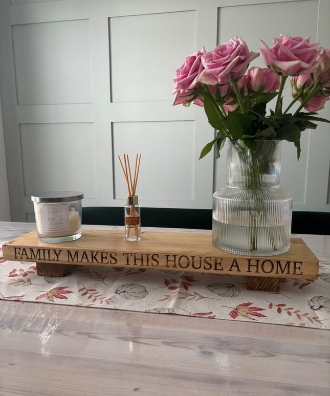Engraved Table Centrepiece The Rolling Cow