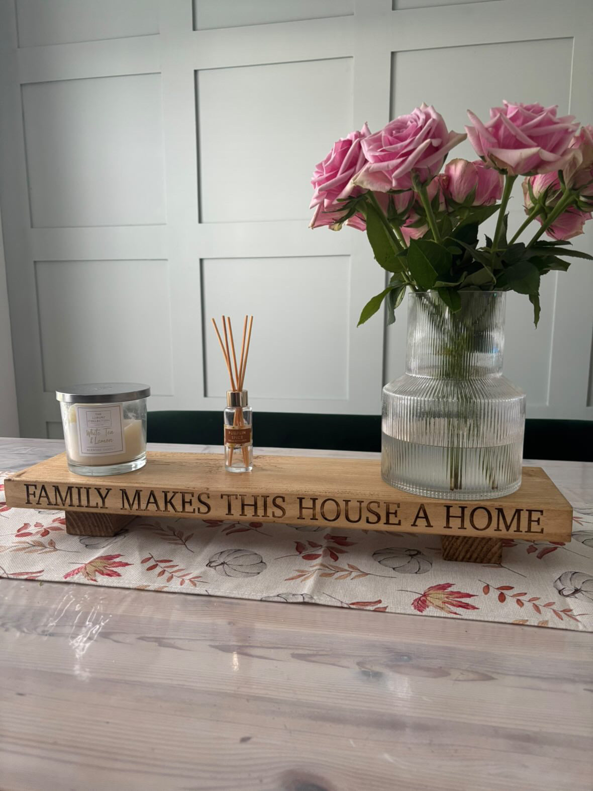 Engraved Table Centrepiece The Rolling Cow